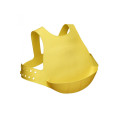 Pigeon Soft Silicone Baby Bib, Yellow - 04584